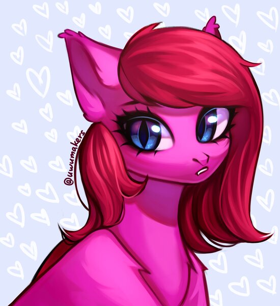 Size: 2293x2500 | Tagged: safe, artist:02vxmp, artist:minchyseok, derpibooru import, oc, unofficial characters only, pony, commission, female, image, jpeg, slit pupils, solo