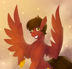 Size: 3500x3313 | Tagged: safe, artist:yutailaarts, derpibooru import, oc, unofficial characters only, pegasus, pony, image, jpeg, pegasus oc, solo, wings