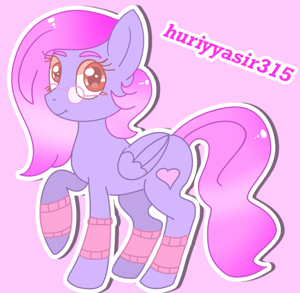 Size: 1479x1442 | Tagged: safe, artist:mlpcartel, derpibooru import, oc, oc:huriyasir315, unofficial characters only, pegasus, pony, clothes, glasses, image, jpeg, leg warmers, pegasus oc, wings