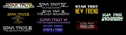 Size: 7000x2000 | Tagged: safe, derpibooru import, image, logo parody, parody, png, star trek, star trot