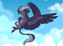 Size: 4081x3000 | Tagged: safe, artist:venommocity, derpibooru import, oc, oc:thunderbird, pegasus, pony, image, magical lesbian spawn, male, offspring, parent:clear sky, parent:rainbow dash, parents:cleardash, png, solo, stallion