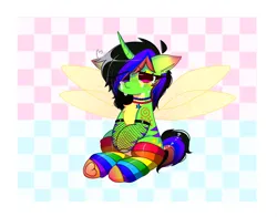 Size: 4116x3230 | Tagged: safe, artist:arwencuack, derpibooru import, oc, unofficial characters only, alicorn, advertisement, clothes, commission, commission info, cringing, crying, freckles, image, png, rainbow socks, socks, solo, striped socks