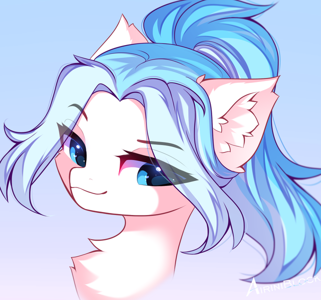 Size: 1070x999 | Tagged: safe, artist:airiniblock, derpibooru import, oc, oc:lesa castle, unofficial characters only, pony, bust, ear fluff, icon, image, patreon, patreon reward, png, rcf community, shy, solo