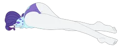 Size: 4542x1897 | Tagged: suggestive, artist:gmaplay, derpibooru import, rarity, equestria girls, equestria girls series, spring breakdown, spoiler:eqg series (season 2), ass, bonk, butt, clothes, face down ass up, image, panties, panty shot, png, rearity, solo, unconscious, underwear