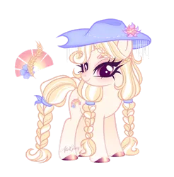 Size: 1280x1302 | Tagged: safe, artist:gloriaartist, derpibooru import, oc, earth pony, pony, female, hat, image, mare, png, simple background, solo, transparent background
