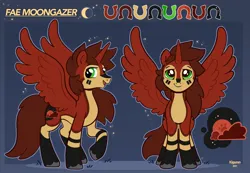 Size: 2048x1420 | Tagged: safe, artist:tsuyu_pony, derpibooru import, oc, unofficial characters only, alicorn, pony, alicorn oc, duo, horn, horseshoes, image, jpeg, reference sheet, smiling, spread wings, tattoo, unshorn fetlocks, wings