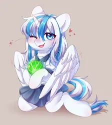 Size: 1352x1504 | Tagged: safe, artist:yaya, derpibooru import, oc, oc:ori, alicorn, clothes, image, jpeg, school uniform