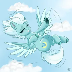 Size: 1280x1280 | Tagged: safe, artist:galaxy swirl, derpibooru import, fleetfoot, pegasus, pony, image, jpeg, solo