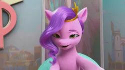 Size: 1202x676 | Tagged: safe, derpibooru import, screencap, pipp petals, g5, my little pony: make your mark, spoiler:bridlewoodstock, spoiler:g5, spoiler:my little pony: make your mark chapter 4, cute, image, looking at you, my little pony: make your mark chapter 4, png