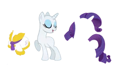 Size: 2556x1459 | Tagged: safe, artist:vernorexia, derpibooru import, rarity, pony, unicorn, base, bathrobe, clothes, eyes closed, eyeshadow, free to use, g4, image, makeup, png, raised hoof, request, requested art, robe