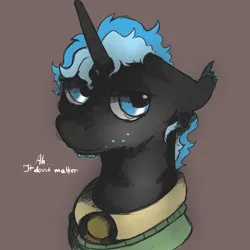 Size: 5000x5000 | Tagged: safe, artist:hrabiadeblacksky, derpibooru import, oc, oc:hrabia de black sky, pony, unicorn, beard, blue eyes, clothes, commission, facial hair, gray fur, head, image, male, necktie, png, shirt, solo, stallion, sweater