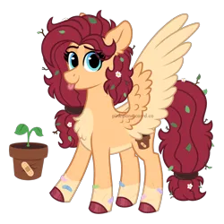 Size: 2300x2300 | Tagged: safe, artist:pink-pone, derpibooru import, oc, oc:heather, pegasus, pony, colored wings, image, png, simple background, solo, transparent background, two toned wings, wings