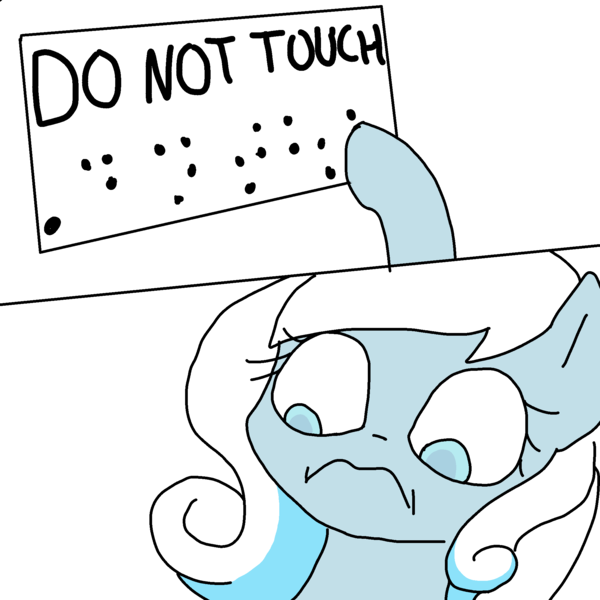 Size: 2000x2000 | Tagged: artist needed, source needed, safe, derpibooru import, oc, oc:snowdrop, pegasus, pony, braille, female, filly, foal, image, meme, png, simple background, solo, white background