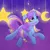 Size: 2000x2000 | Tagged: safe, artist:one4pony, derpibooru import, oc, oc:starbow cloudy, unofficial characters only, pony, unicorn, crescent moon, heterochromia, horn, image, jpeg, moon, solo, stars, unicorn oc