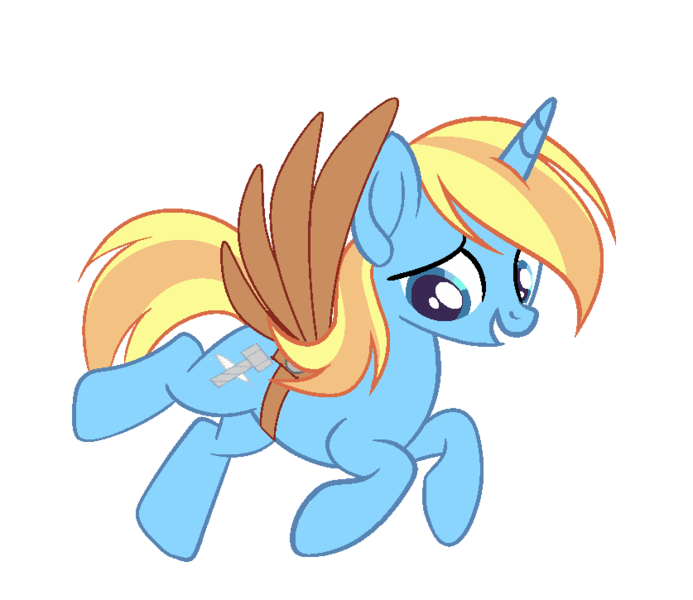 Size: 837x725 | Tagged: safe, artist:laceyscreations, derpibooru import, oc, oc:skydreams, unofficial characters only, pony, unicorn, artificial wings, augmented, female, flying, image, mare, png, simple background, solo, transparent background, wings