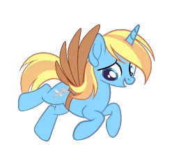 Size: 837x725 | Tagged: safe, artist:laceyscreations, derpibooru import, oc, oc:skydreams, unofficial characters only, pony, unicorn, artificial wings, augmented, female, flying, image, mare, png, simple background, solo, transparent background, wings