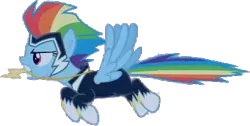Size: 363x183 | Tagged: safe, artist:pascalmulokozi2, derpibooru import, edit, edited screencap, screencap, rainbow dash, zapp, pegasus, pony, power ponies (episode), background removed, female, image, mare, not a vector, png, power ponies, simple background, solo, transparent background