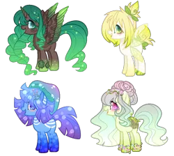 Size: 1140x1022 | Tagged: safe, artist:anno酱w, derpibooru import, oc, unofficial characters only, alicorn, earth pony, alicorn oc, base used, earth pony oc, fairy wings, flower, horn, image, mushroom, png, simple background, smiling, transparent background, wings