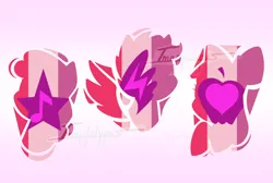 Size: 1280x862 | Tagged: safe, artist:imaplatypus, derpibooru import, apple bloom, scootaloo, sweetie belle, cutie mark, cutie mark crusaders, cutie mark only, image, no pony, png