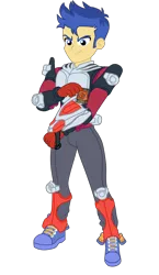 Size: 1900x3283 | Tagged: safe, artist:gmaplay, derpibooru import, flash sentry, equestria girls, image, kamen rider, kamen rider ryuki, png, simple background, solo, transparent background