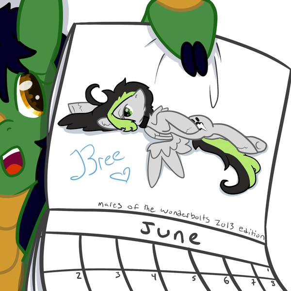 Size: 1280x1280 | Tagged: suggestive, artist:maplesquidarts, derpibooru import, part of a set, oc, oc:bree, oc:kappa the kirin, kirin, pony, calendar, image, png, solo focus