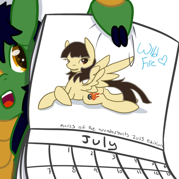 Size: 1280x1280 | Tagged: safe, artist:maplesquidarts, derpibooru import, part of a set, wild fire, oc, oc:kappa the kirin, kirin, pony, calendar, image, lying down, png, prone, solo focus