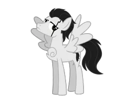 Size: 2160x1620 | Tagged: safe, artist:revenge.cats, derpibooru import, ponified, pegasus, pony, chest fluff, chris cerulli, eyelashes, image, makeup, motionless in white, png, show accurate, simple background, solo, transparent background