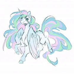 Size: 1024x1024 | Tagged: safe, artist:flaming-trash-can, derpibooru import, princess celestia, alicorn, pony, image, jpeg, solo