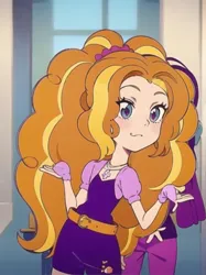 Size: 765x1024 | Tagged: safe, derpibooru import, machine learning generated, adagio dazzle, equestria girls, ai content, female, human coloration, image, jpeg, prompter:picazodet, solo focus