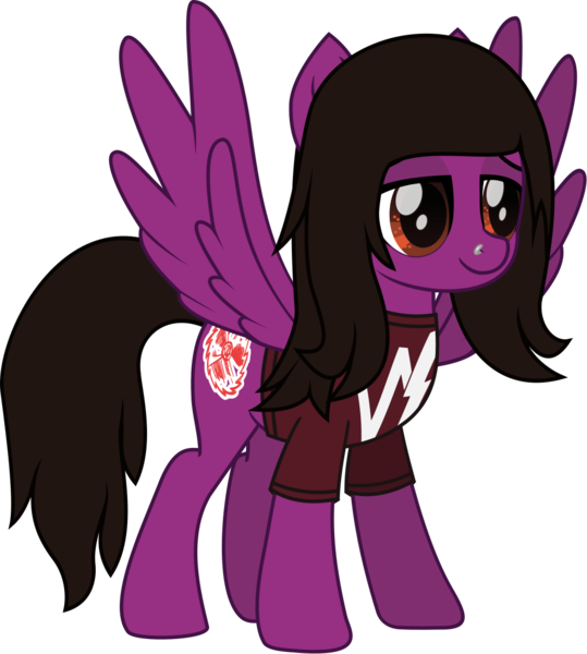 Size: 1050x1168 | Tagged: safe, artist:lightningbolt, derpibooru import, ponified, pegasus, pony, .svg available, clothes, colored pupils, derpibooru exclusive, image, lidded eyes, male, movie accurate, nose piercing, pierce the veil, piercing, png, shirt, simple background, solo, spread wings, stallion, standing, t-shirt, transparent background, vector, vic fuentes, wings