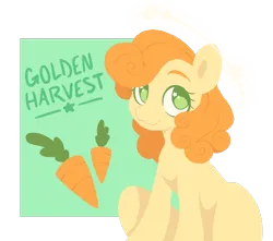 Size: 1280x1134 | Tagged: safe, artist:glowfangs, derpibooru import, carrot top, golden harvest, earth pony, pony, halo, image, partially transparent background, png, solo