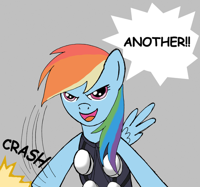 Size: 1200x1122 | Tagged: safe, artist:kenichi-shinigami, derpibooru import, rainbow dash, cider, crossover, image, jpeg, thor