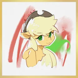 Size: 960x960 | Tagged: safe, artist:lendftcn, derpibooru import, applejack, image, png