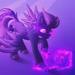 Size: 2500x2500 | Tagged: safe, artist:shad0w-galaxy, derpibooru import, oc, oc:shadow galaxy, unofficial characters only, pegasus, pony, chest fluff, cute, ear fluff, ethereal mane, ethereal tail, female, glow, glowing eyes, high res, hooves, image, magic, mare, png, raised hoof, shoulder fluff, simple background, solo, spread wings, starry eyes, starry mane, starry tail, tail, unshorn fetlocks, wingding eyes, wings