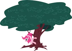 Size: 3000x2118 | Tagged: safe, artist:lambydwight, derpibooru import, pinkie pie, earth pony, image, png, simple background, solo, transparent background, tree, vector