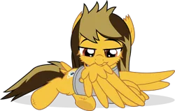 Size: 7855x5000 | Tagged: safe, artist:jhayarr23, derpibooru import, ponified, pegasus, pony, alex gaskarth, all time low, butt fluff, cheek fluff, clothes, commission, dyed mane, dyed tail, ear fluff, grooming, hoof fluff, image, lying down, male, png, preening, prone, shirt, simple background, solo, spread wings, stallion, t-shirt, tail, tail feathers, transparent background, underhoof, wings, ych result