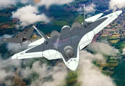 Size: 4000x2736 | Tagged: safe, artist:rarity3257, derpibooru import, oc, oc:moonlight felon, ace combat, drone, fighter, flying, image, jet, jet fighter, no pony, plane, png, real life background, su-57, su-57 felon, su-70, su-70 okhotnik-b, sukhoi, unmanned combat aerial vehicle, wingman