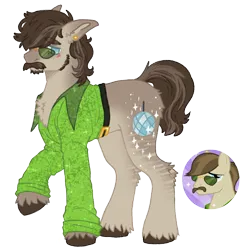 Size: 1000x1000 | Tagged: safe, artist:kazmuun, derpibooru import, dance fever, earth pony, pony, image, png, solo