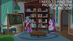 Size: 2000x1125 | Tagged: safe, derpibooru import, edit, edited screencap, screencap, firelight, starlight glimmer, the parent map, image, png