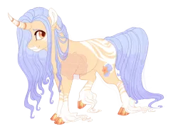 Size: 4200x3100 | Tagged: safe, artist:gigason, derpibooru import, oc, oc:shore shimmer, unofficial characters only, pony, unicorn, cloven hooves, female, image, mare, png, simple background, solo, transparent background, unshorn fetlocks