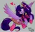 Size: 2048x1865 | Tagged: safe, artist:petaltwinkle, derpibooru import, ponified, pegasus, pony, ai hoshino, anime, clothes, dress, female, floating heart, gloves, gray background, hair accessory, heart, image, jpeg, latex, latex gloves, latex socks, mare, not twilight sparkle, one eye closed, open mouth, open smile, oshi no ko, shoes, signature, simple background, skirt, smiling, socks, solo, spread wings, wingding eyes, wings, wink