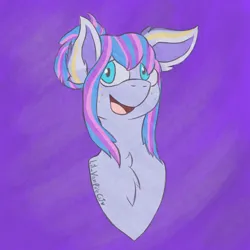Size: 2160x2160 | Tagged: safe, artist:lil_vampirecj, derpibooru import, oc, unofficial characters only, earth pony, pony, bust, digital, digital art, icon, image, krita, png, portrait, solo