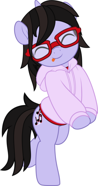 Size: 2629x5000 | Tagged: safe, artist:jhayarr23, derpibooru import, ponified, pony, unicorn, bipedal, brendon urie, clothes, commission, eyes closed, glasses, hoodie, horn, image, long sleeves, male, panic! at the disco, png, shirt, simple background, solo, stallion, tongue out, transparent background, undershirt, ych result