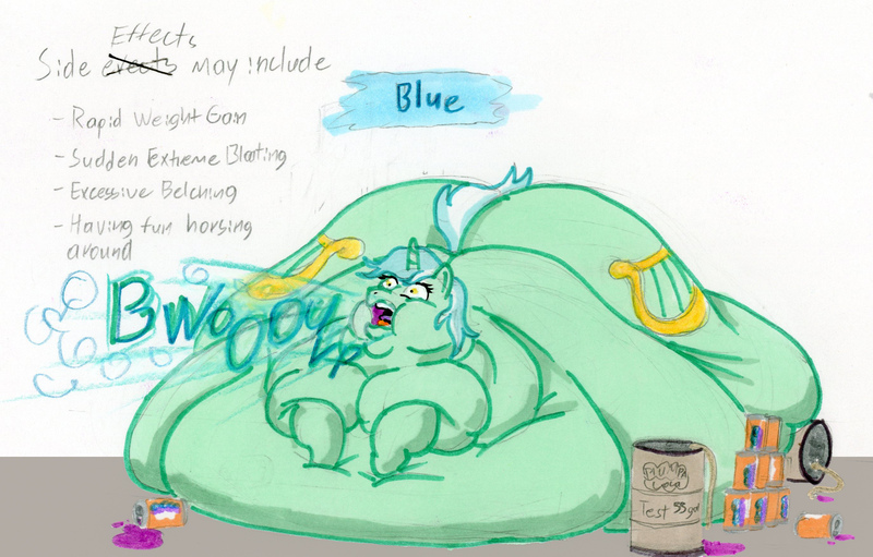 Size: 2748x1755 | Tagged: questionable, artist:white-eyed vireo, derpibooru import, lyra heartstrings, pony, unicorn, bed, belly, big belly, bingo wings, burp, butt, chubby cheeks, double chin, drawing, drink, fat, fat fetish, fetish, flabby chest, huge belly, huge butt, image, impossibly large belly, jpeg, lard-ra heartstrings, large butt, male, morbidly obese, multichin, neck roll, obese, rolls of fat, soda, soda can, stuffed belly, traditional art