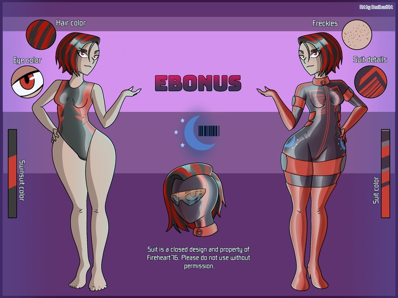 Size: 2500x1875 | Tagged: safe, artist:devillustart, derpibooru import, oc, oc:ebonus, human, equestria girls, clothes, fireheart76's latex suit design, gloves, humanized, image, jpeg, latex, latex boots, latex gloves, latex suit, prisoners of the moon, reference sheet, rubber, rubber suit
