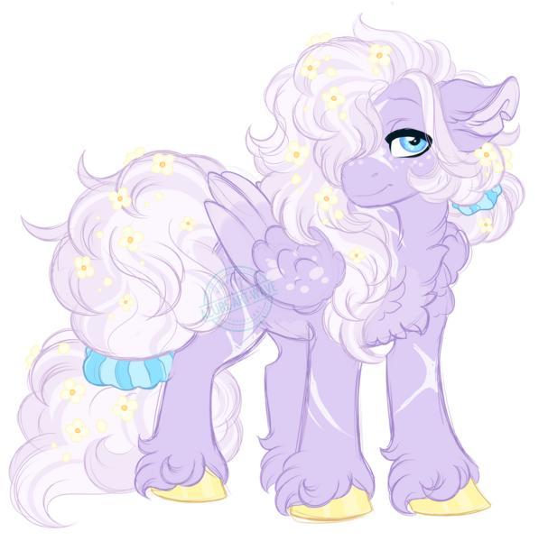 Size: 1024x1013 | Tagged: safe, artist:azure-art-wave, derpibooru import, oc, oc:lavender haze, pegasus, pony, female, image, mare, parent:fluttershy, parent:rolling thunder, parents:rollingshy, png, simple background, solo, transparent background