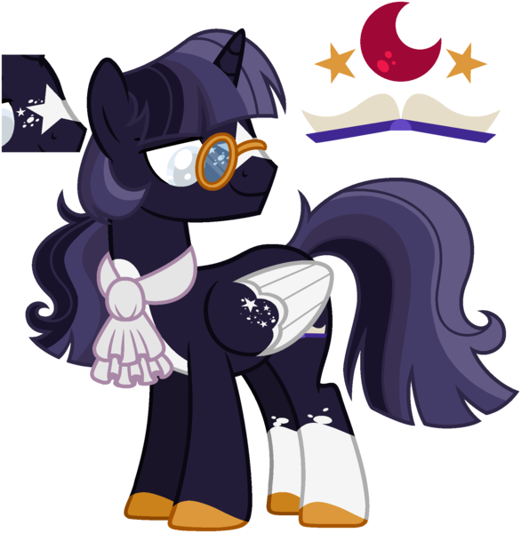 Size: 1799x1842 | Tagged: safe, artist:strawberry-spritz, derpibooru import, alicorn, pony, colored wings, glasses, image, male, offspring, parent:big macintosh, parent:twilight sparkle, parents:twimac, png, simple background, solo, stallion, transparent background, two toned wings, wings