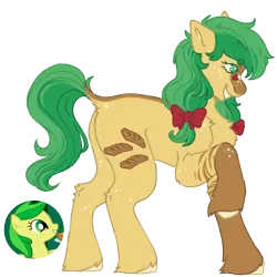 Size: 1000x1000 | Tagged: safe, artist:kazmuun, derpibooru import, apple fritter, pony, alternate design, apple family member, image, png, simple background, solo, transparent background