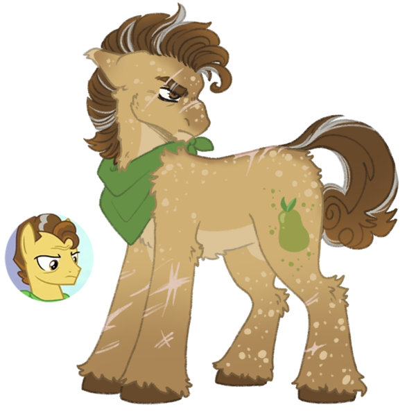 Size: 1000x1000 | Tagged: safe, artist:kazmuun, derpibooru import, grand pear, pony, image, png, simple background, solo, transparent background, young grand pear, younger