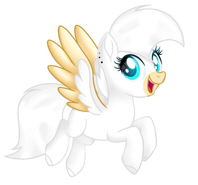 Size: 1122x1050 | Tagged: safe, artist:angellightyt, derpibooru import, oc, unofficial characters only, pegasus, pony, base used, colored wings, ear piercing, eyelashes, female, image, mare, open mouth, pegasus oc, piercing, png, simple background, smiling, solo, transparent background, two toned wings, wings